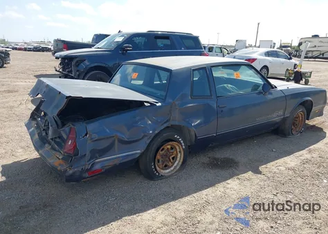 1984 Chevrolet Monte Carlo из США, поврежденный, VIN 1G1AZ37G1ER167865